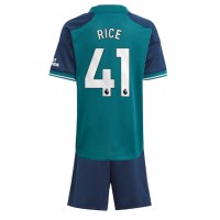 Fotballdrakt Barn Arsenal Declan Rice #41 Tredjedraktsett 2023-24 Kortermet (+ Korte bukser)